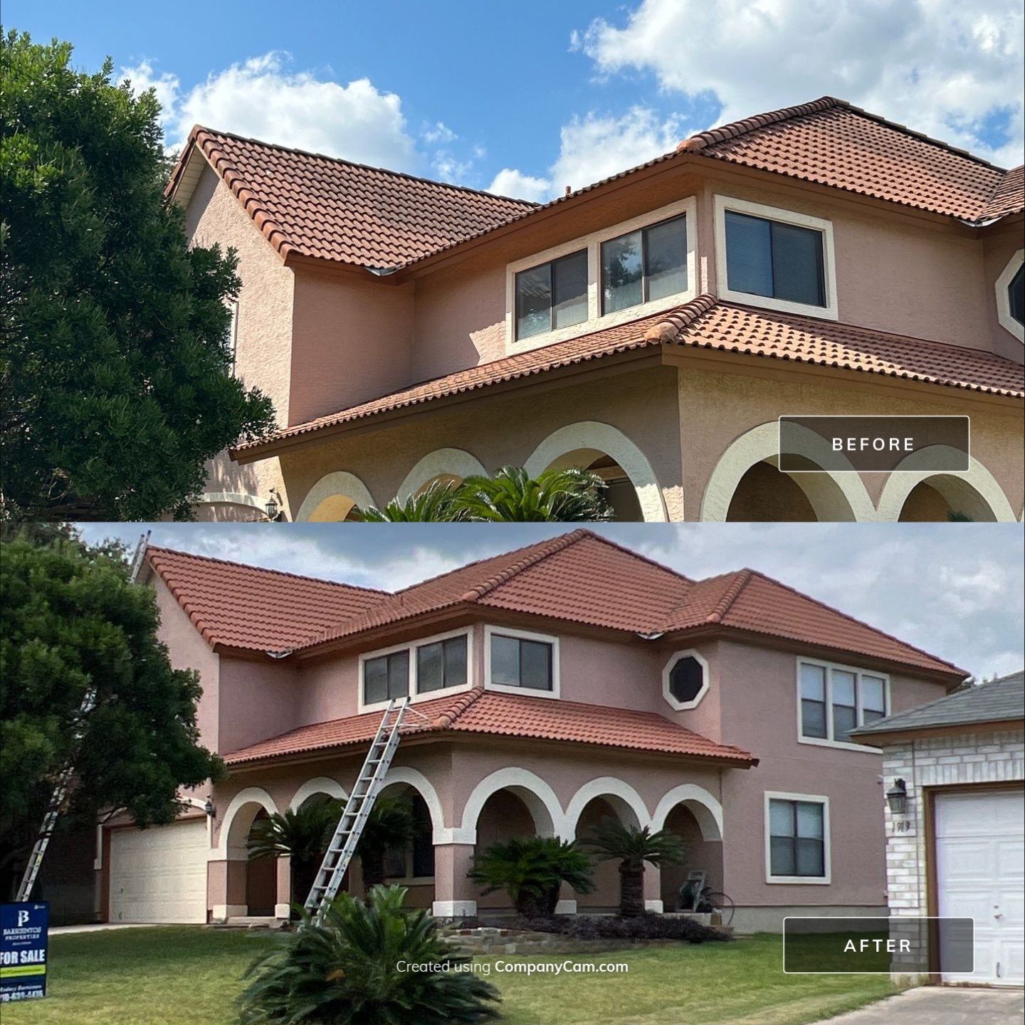 Tile Roof Soft Washing in Shavano Park, Texas